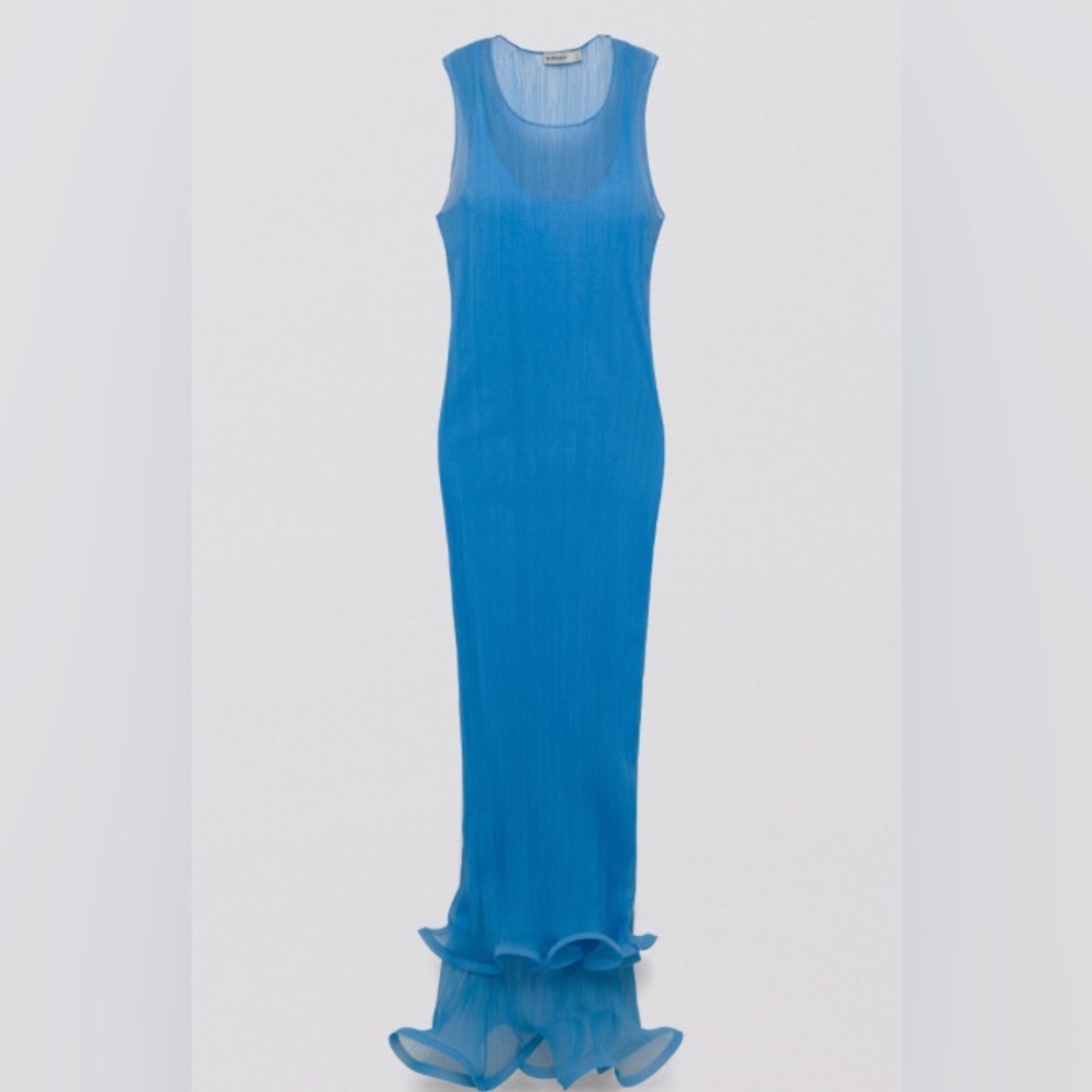 SIMKHAI Daniella dress size M in pacific blue